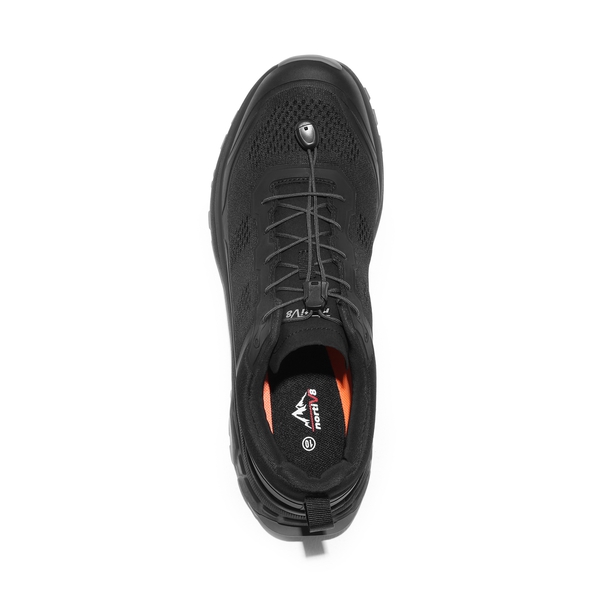 Men's Breathable Trail Running Shoes  - BLACK - 6